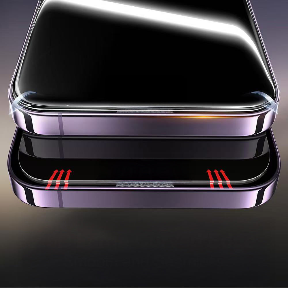 Apple iPhone 14 Pro Max Zore 3D Oliv HD Tempered Glass Screen Protector + Easy Application Tool Transparent