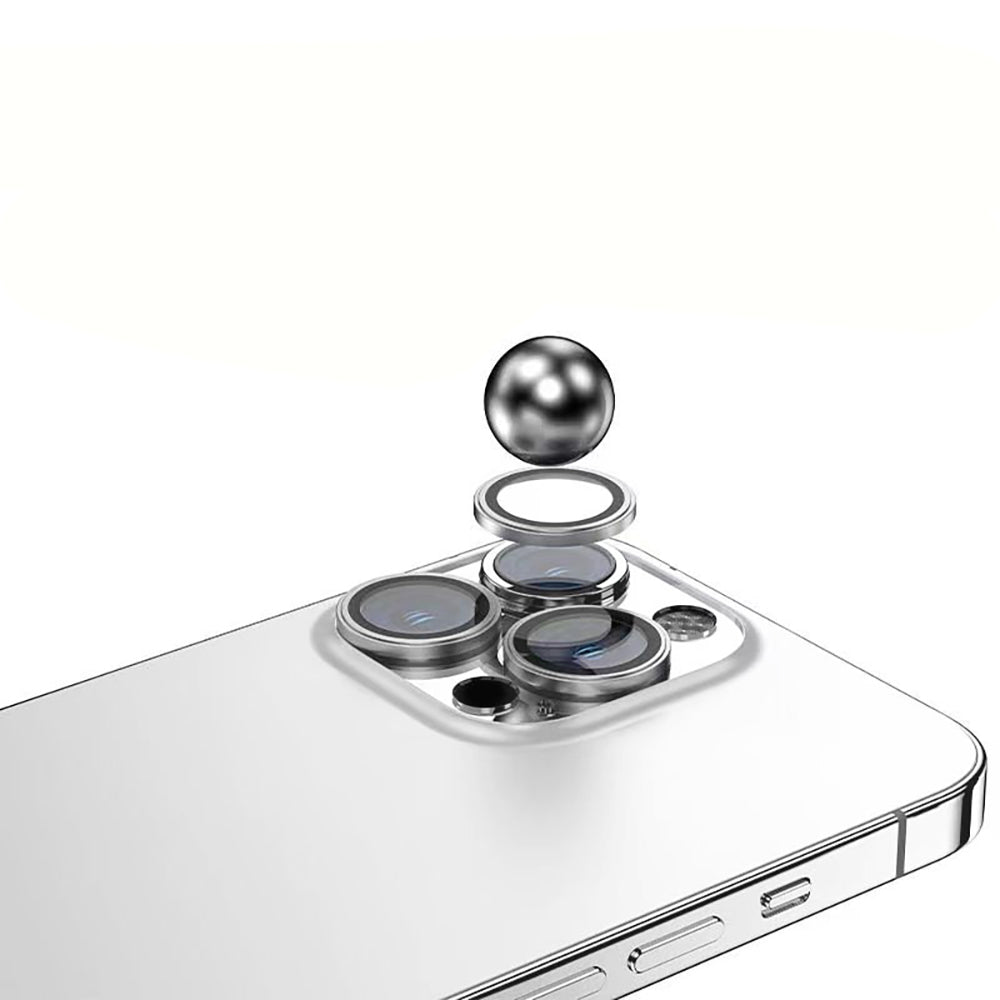 Apple iPhone 14 Pro Max Zore Micro Camera Lens Protector Silver 