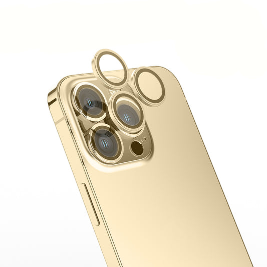 Apple iPhone 14 Pro Max Zore Micro Camera Lens Protector Gold 