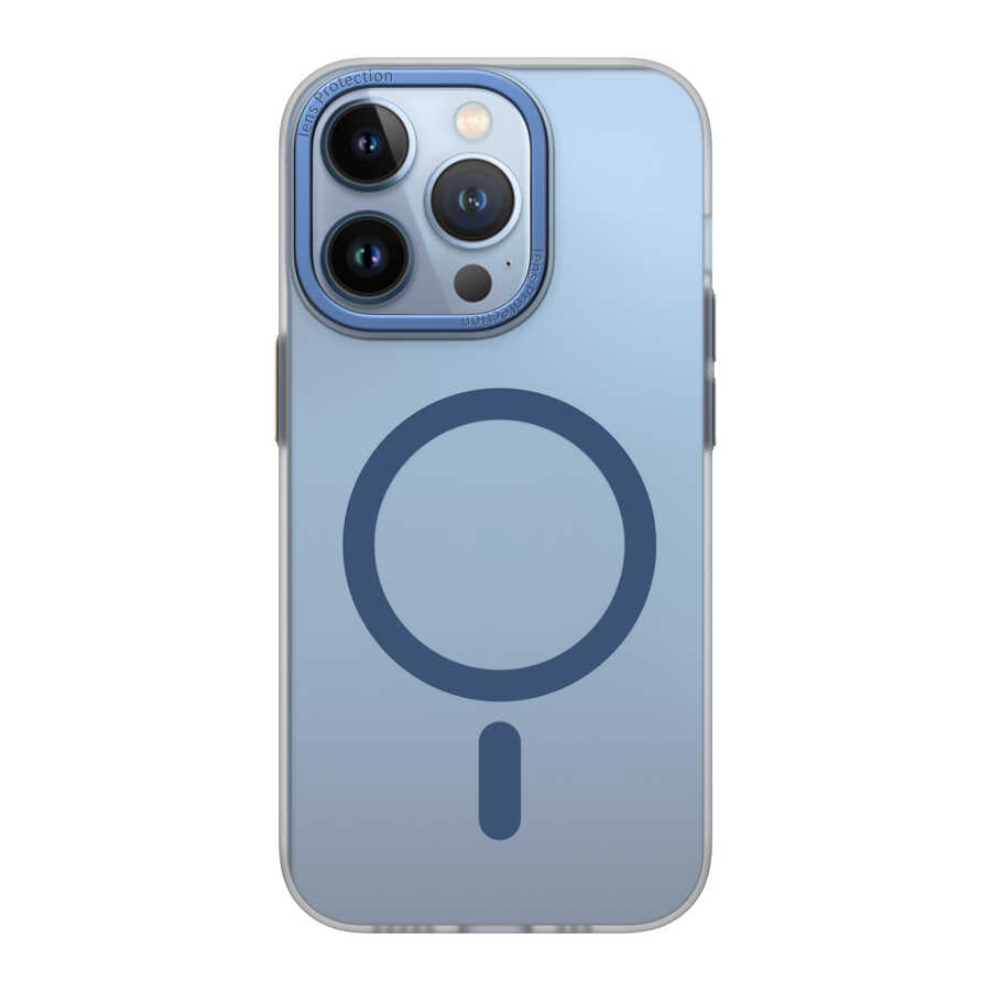 Apple iPhone 14 Pro Wiwu Frosted Magnetic Frosted Hard PC Cover Blue 