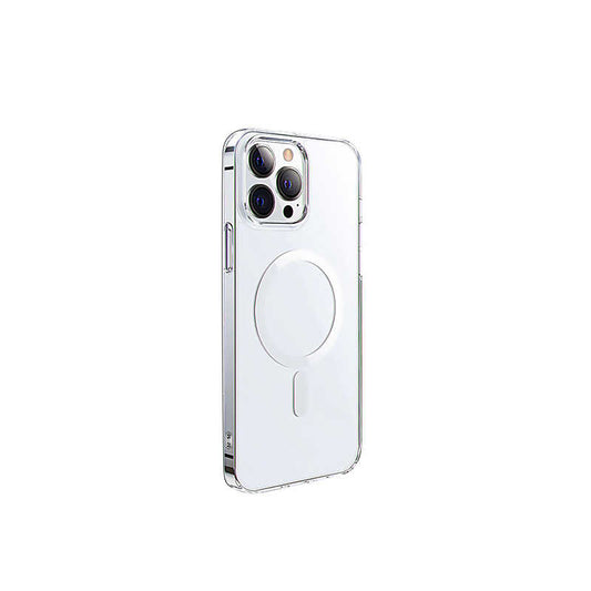 Apple iPhone 14 Pro Wiwu M-safe Charging Feature Lens Protection Transparent Silicone Cover Colorless