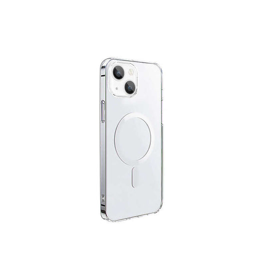 Apple iPhone 14 Wiwu M-safe Charging Feature Lens Protection Transparent Silicone Cover Colorless