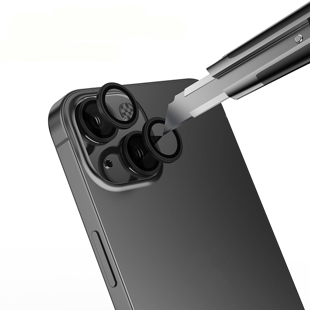Apple iPhone 14 Zore Micro Camera Lens Protector Silver 