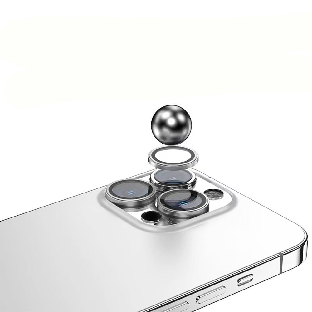 Apple iPhone 14 Zore Micro Camera Lens Protector Silver 