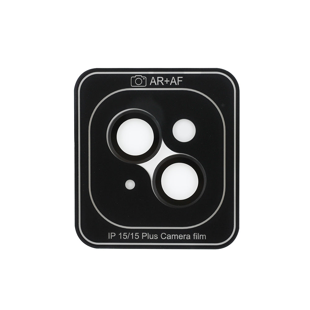 Apple iPhone 15 Guess Original Licensed Metal Camera Lens Protector Silver 
