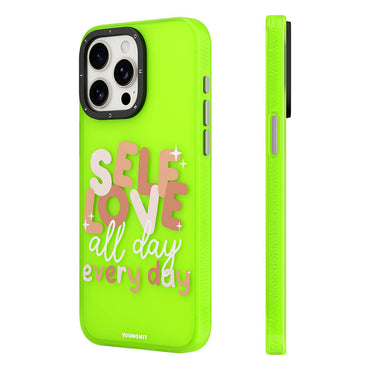 Apple iPhone 15 Case Bethany Green Design Youngkit Sweet Language Cover Green 