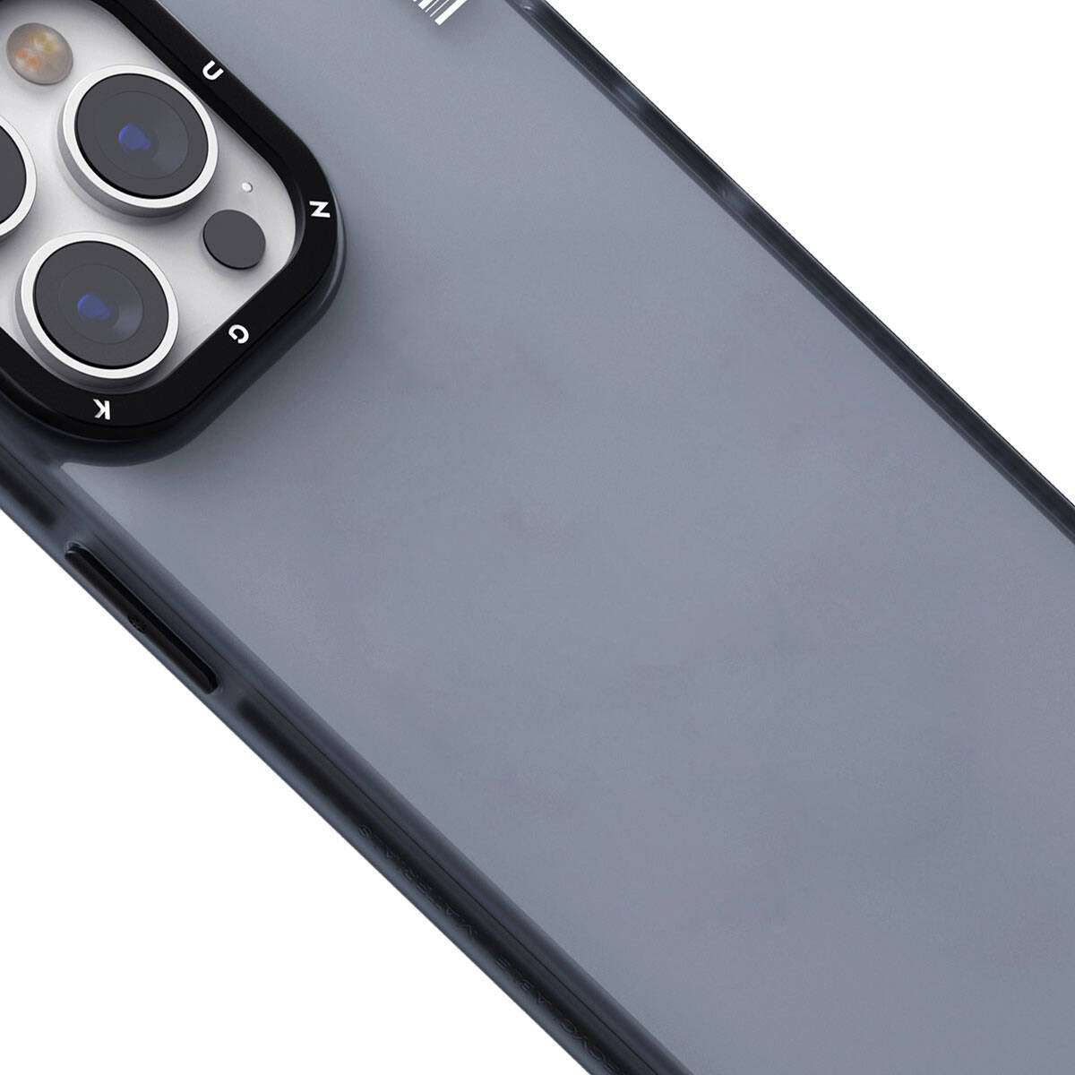 Apple iPhone 15 Case Frosted Matte Design Youngkit Colored Sand Series Cover Black 