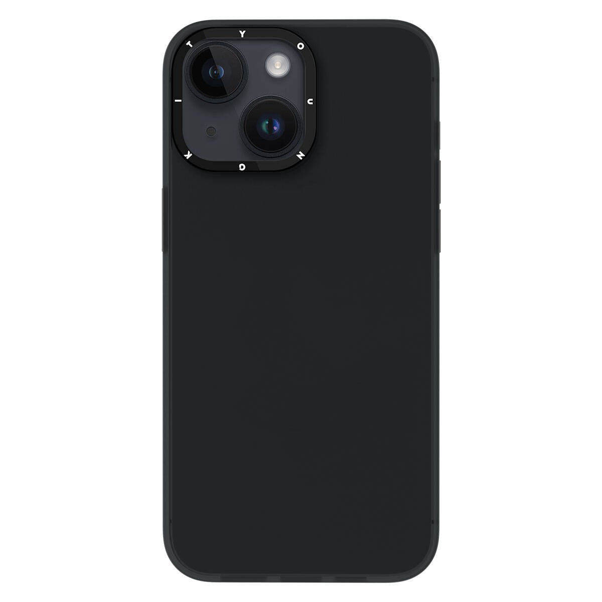 Apple iPhone 15 Case Frosted Matte Design Youngkit Hidden Sand Series Cover Black 