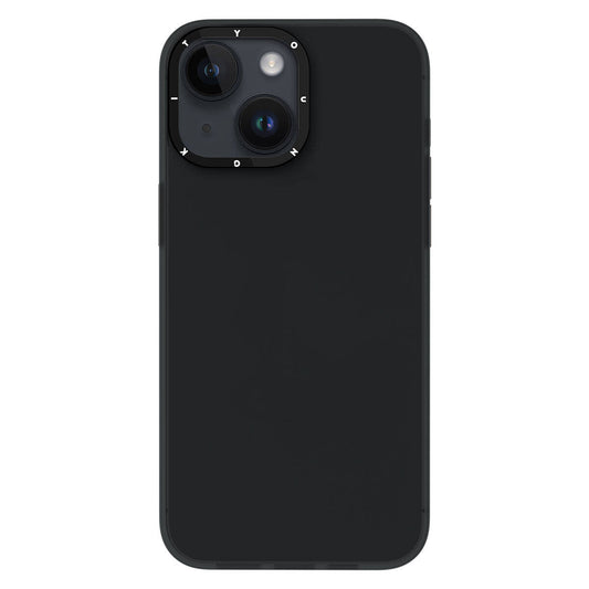 Apple iPhone 15 Case Frosted Matte Design Youngkit Hidden Sand Series Cover Black 