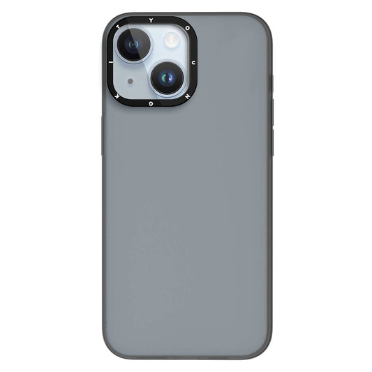 Apple iPhone 15 Case Frosted Matte Design Youngkit Hidden Sand Series Cover Gray 