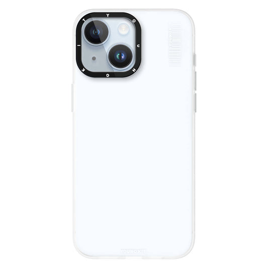 Apple iPhone 15 Case Frosted Matte Design Youngkit Hidden Sand Series Cover White 