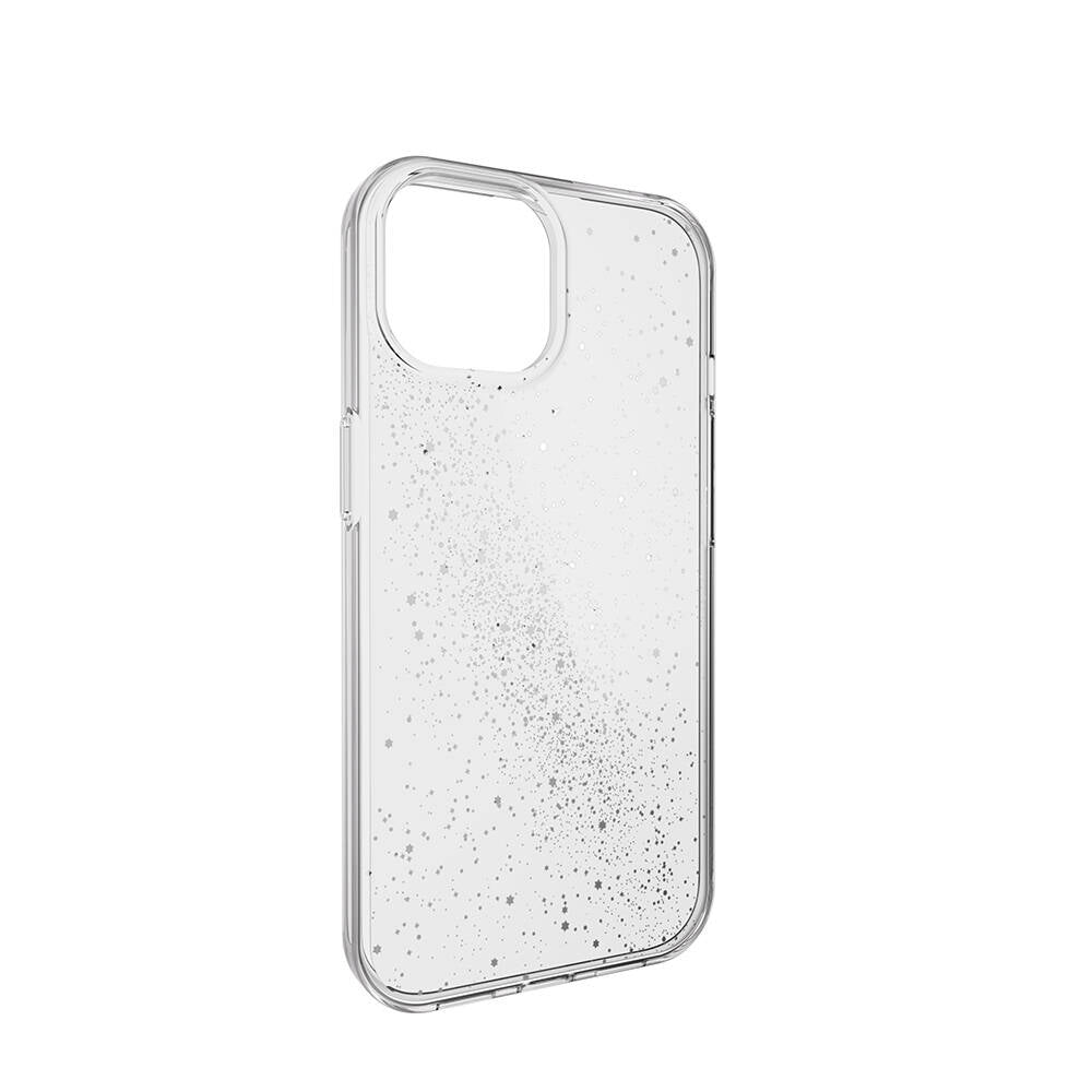 Apple iPhone 15 Kılıf Çift Katmanlı IMD Baskılı Bumper Lisanslı Switcheasy Cosmos Starlight Kapak Renksiz