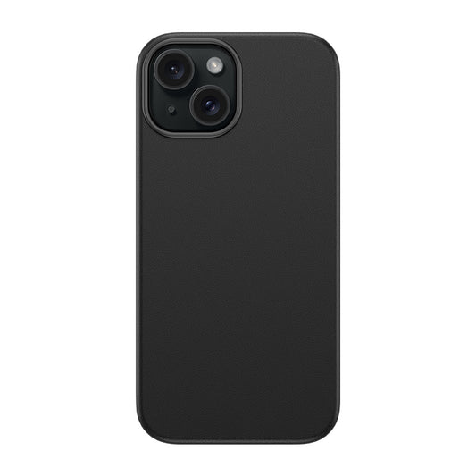 Apple iPhone 15 Kılıf M-safe Şarj Özellikli Benks Vintage Leather Kapak Siyah