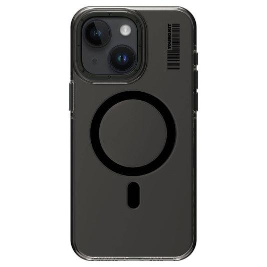 Apple iPhone 15 Case M-safe Charging Transparent Youngkit Crystal Shield Series Cover Black 