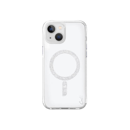 Apple iPhone 15 Kılıf M-safe Şarj Özellikli Simli Magnetik Coehl Glace Kapak Gümüş
