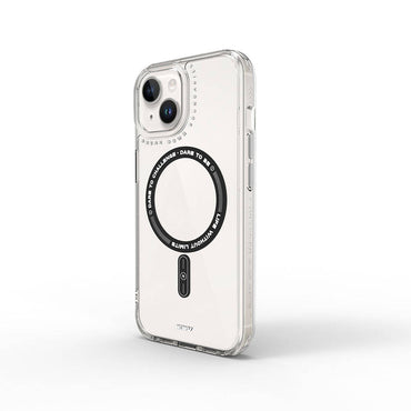 Apple iPhone 15 Case M-safe Charging Feature Wiwu Basic Color J Series Cover Gray 