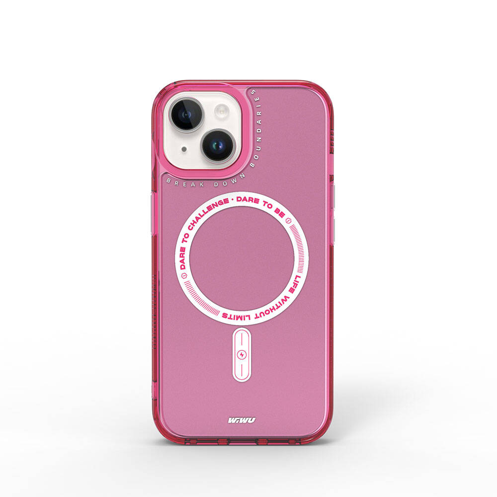Apple iPhone 15 Case M-safe Charging Feature Wiwu Basic Color J Series Cover Gray 