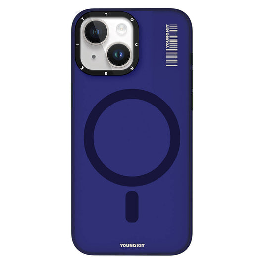 Apple iPhone 15 Case M-safe Charging Feature Youngkit Hidden Sand Series Cover Blue 