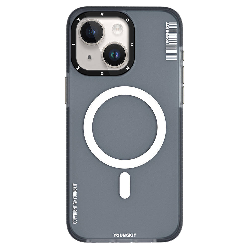 Apple iPhone 15 Case M-safe Charging Feature Youngkit Jiansha Series Cover Blue 