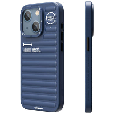 Apple iPhone 15 Case Matte Color Design YoungKit Original Series Cover Blue 