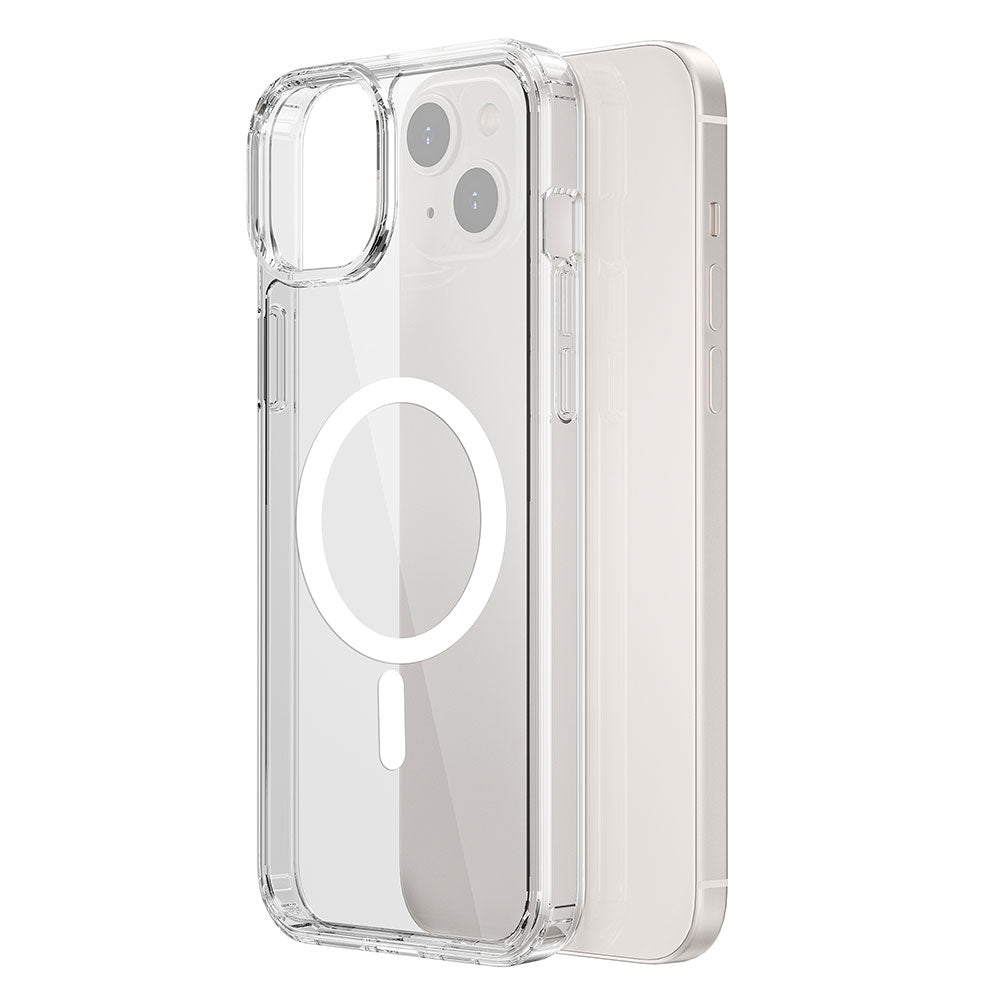 Apple iPhone 15 Case Wiwu MCC-101 Magnetic Crystal Hard PC Cover Colorless 