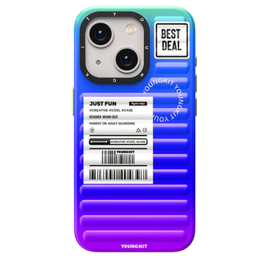 Apple iPhone 15 Case YoungKit The Secret Color Series Cover Blue 