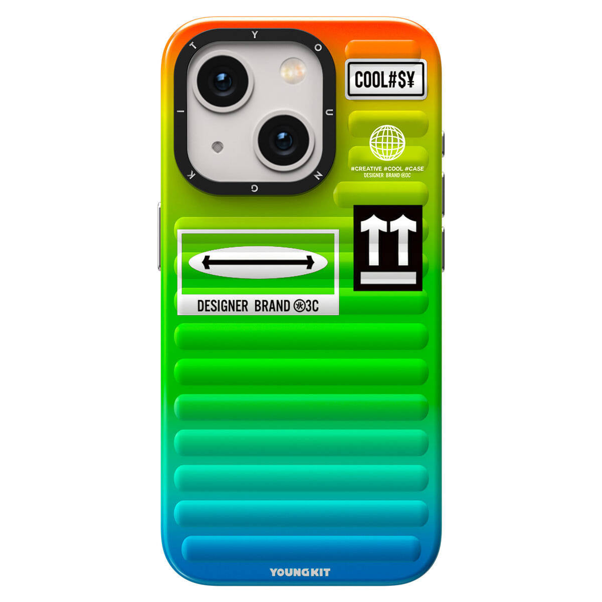 Apple iPhone 15 Case YoungKit The Secret Color Series Cover Green 