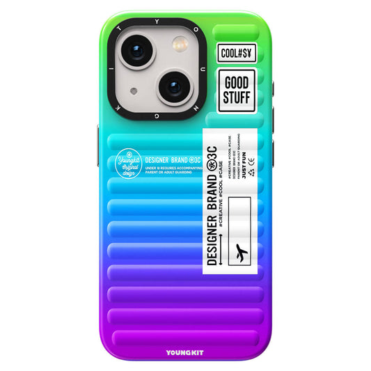Apple iPhone 15 Case YoungKit The Secret Color Series Cover Blue 