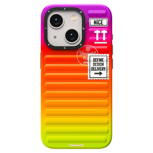 Apple iPhone 15 Case YoungKit The Secret Color Series Cover Orange 