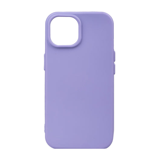 Apple iPhone 15 Case Zore Bias Silicone Lilac