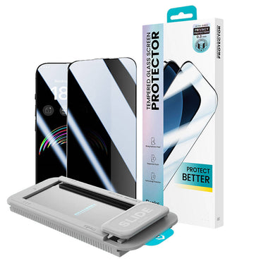 Apple iPhone 15 Plus Benks V Pro Ultra Shield Privacy 0.3mm Screen Protector + Easy Application Tool Black 