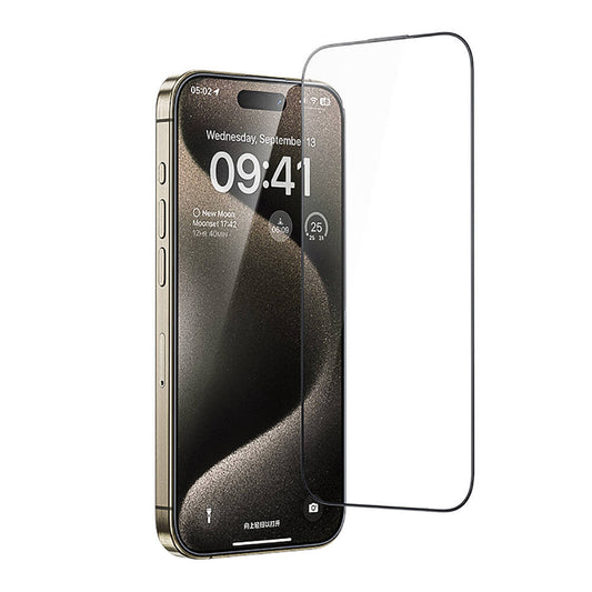 Apple iPhone 15 Plus Casebang Clear HD Ekran Koruyucu + Kolay Uygulama Aparatı Renksiz