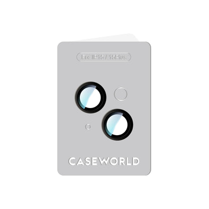 Apple iPhone 15 Plus CaseWorld Alloy Serisi Oleofobik Anti Reflective Kamera Lens Koruyucu Gümüş
