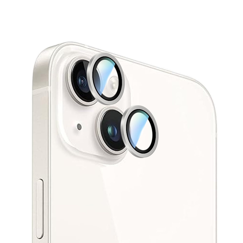 Apple iPhone 15 Plus CaseWorld Alloy Serisi Oleofobik Anti Reflective Kamera Lens Koruyucu Siyah