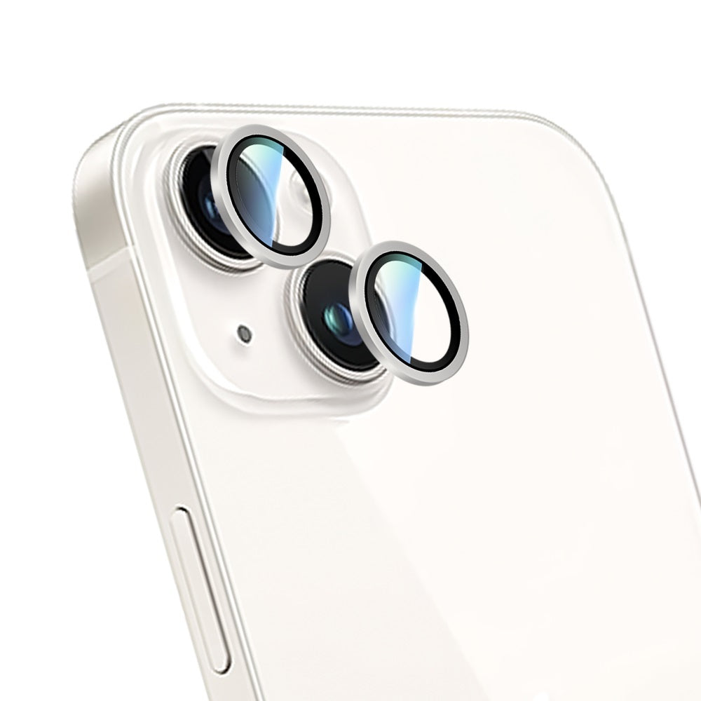 Apple iPhone 15 Plus CaseWorld Alloy Serisi Oleofobik Anti Reflective Kamera Lens Koruyucu Siyah