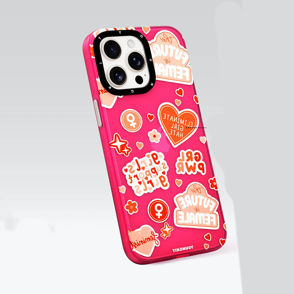 Apple iPhone 15 Plus Case Bethany Green Design Youngkit Sweet Language Cover Rose Gold 