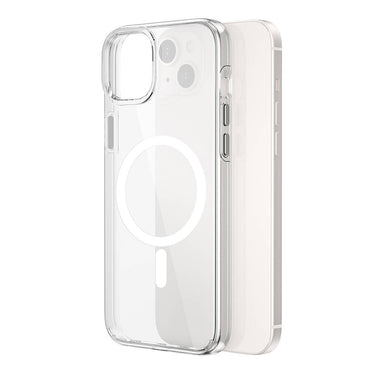Apple iPhone 15 Plus Case Wiwu BC-022 Transparent Cover with M-safe Charging Function Colorless 