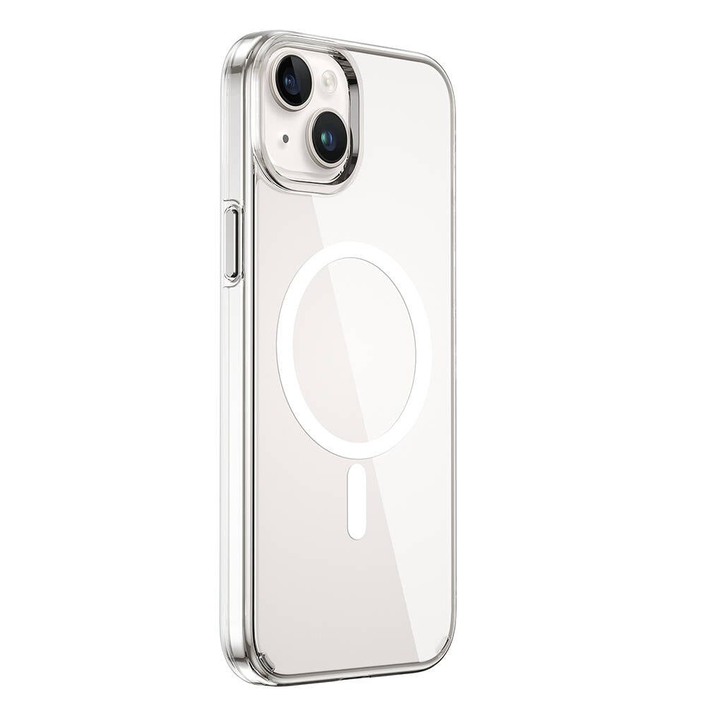 Apple iPhone 15 Plus Case Wiwu BC-022 Transparent Cover with M-safe Charging Function Colorless 