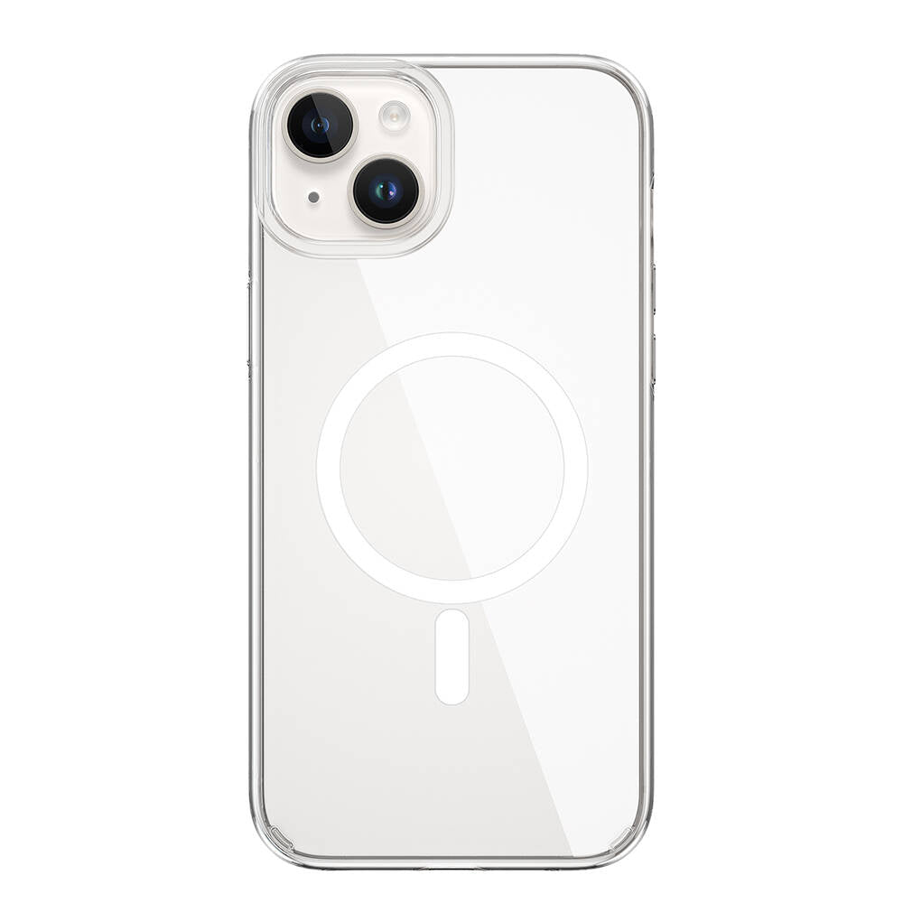 Apple iPhone 15 Plus Case Wiwu BC-022 Transparent Cover with M-safe Charging Function Colorless 