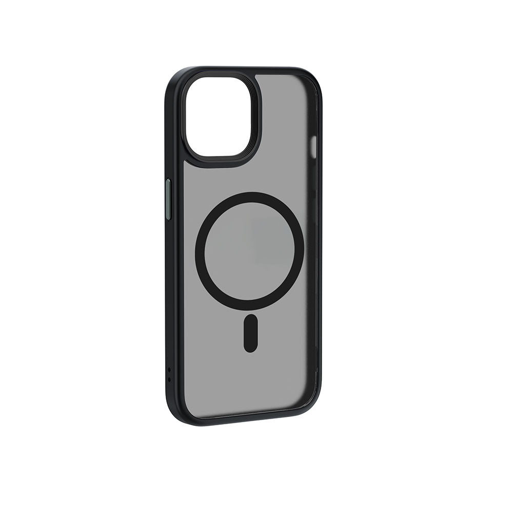 Apple iPhone 15 Plus Case Wiwu FGG-011 M-safe Charging Camera Protection Cover Blue 