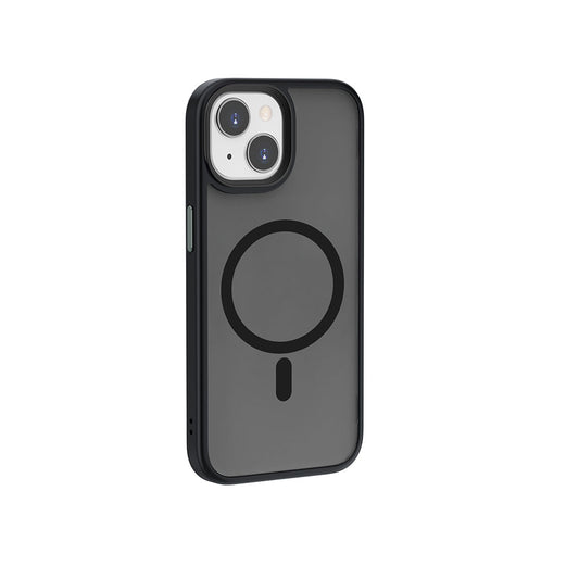 Apple iPhone 15 Plus Case Wiwu FGG-011 M-safe Charging Camera Protection Cover Black 