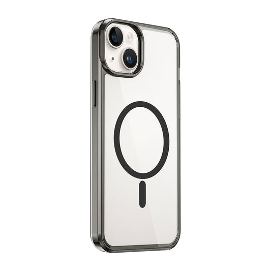 Apple iPhone 15 Plus Case Wiwu MCC-101 Magnetic Crystal Hard PC Cover Black 