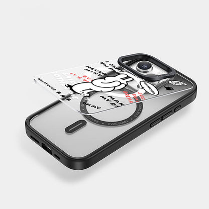 Apple iPhone 15 Plus M-safe Şarj Özellikli Casebang Chill Out Serisi Mıknatıslı Arka Panel Siyah