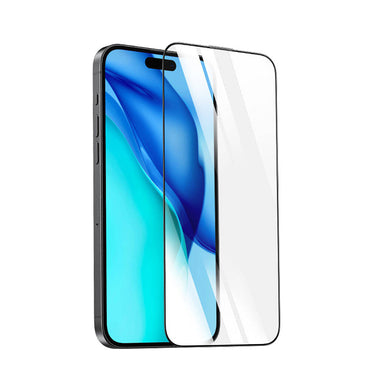 Apple iPhone 15 Plus Recci RSP-A22HD Full Transparent Tempered Glass Screen Protector Black 