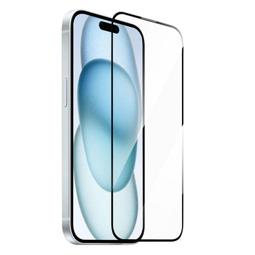 Apple iPhone 15 Plus Wiwu GT-010 Anti-Reflective Polymer Oleophobic Coating Ultra Thin Tempered Glass Screen Protector Black 