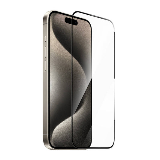 Apple iPhone 15 Plus Wiwu GT-014 Polymer Oleophobic Coating Transparent Smooth Tempered Glass Screen Protector 25-Pack Black 