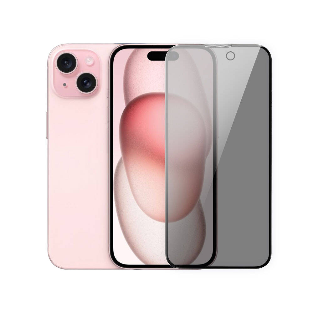 Apple iPhone 15 Plus Wiwu iPrivacy HD Anti-Peep Screen Protector Black