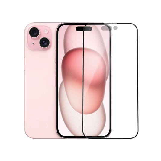 Apple iPhone 15 Plus Wiwu iVista Screen Matte Ultra Strong Tempered Matte Screen Protector Black 