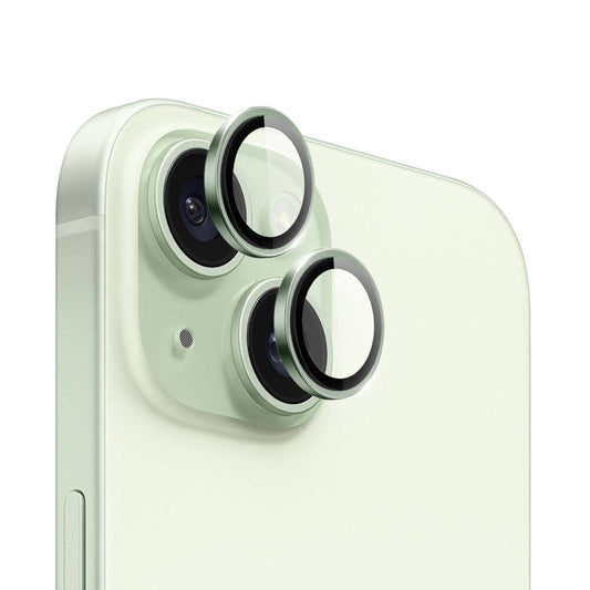Apple iPhone 15 Plus Wiwu LG-004 PVD Lens Guard Metal Camera Lens Protector Green 