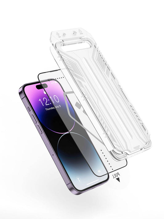 Apple iPhone 15 Plus Wiwu SQ-005 Easy Install iVista Super Hardness Screen Protector Black 